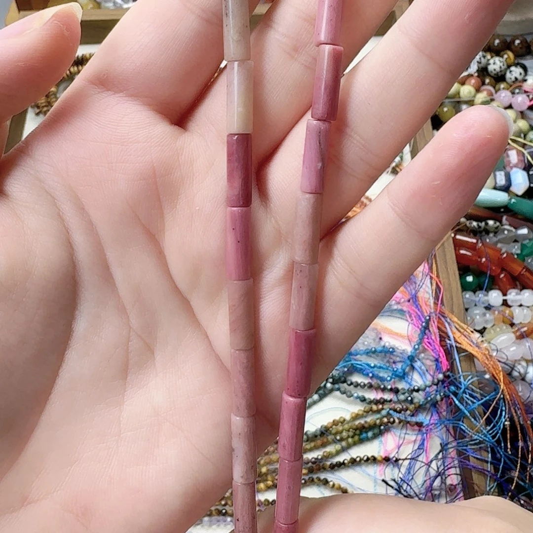 未镶嵌玛瑙/玉髓珠宝半成品卡4红木纹一条