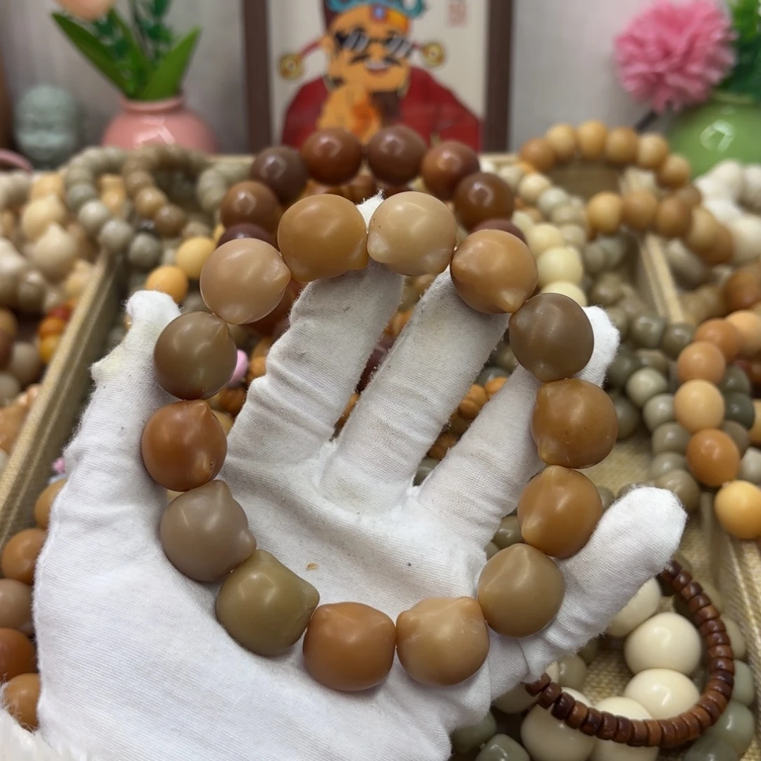 菩提根/象牙果吊坠19干磨瑕疵落地果猫头765