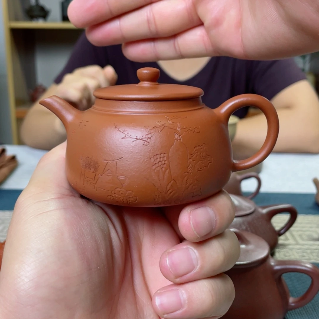 茶壶紫砂怀隐红泥