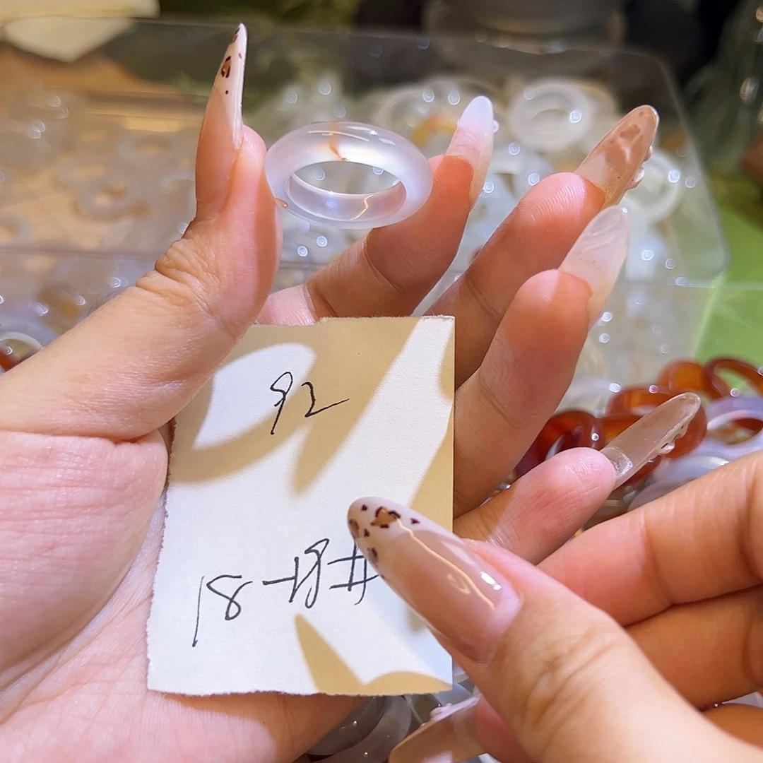 未镶嵌戒指玛瑙/玉髓