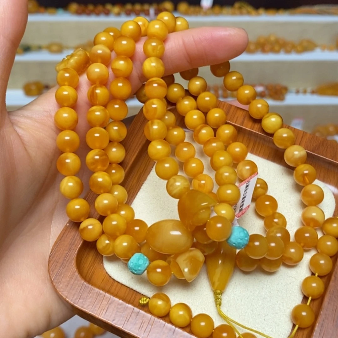 【闪购商品】未镶嵌颈饰蜜蜡项链