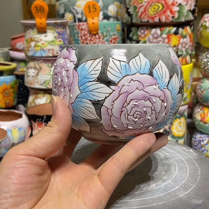 景德镇艺术手绘作品