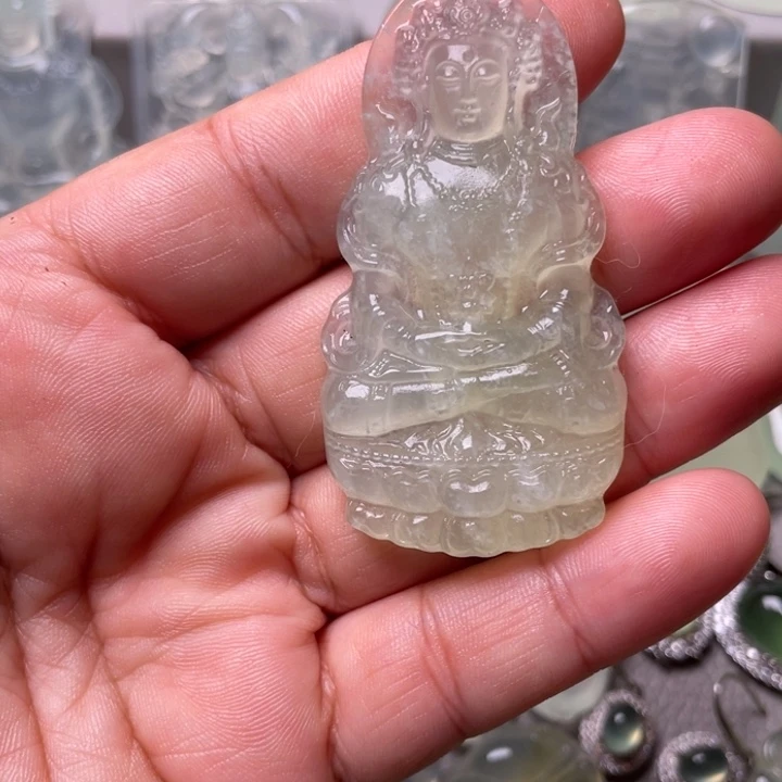岫玉未镶嵌吊坠(不含链)