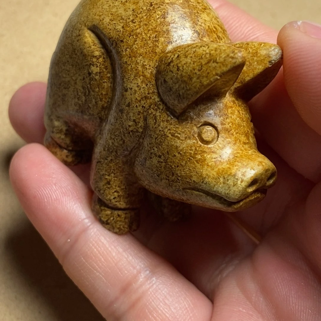 玛瑙/玉髓把件未镶嵌梦****杰