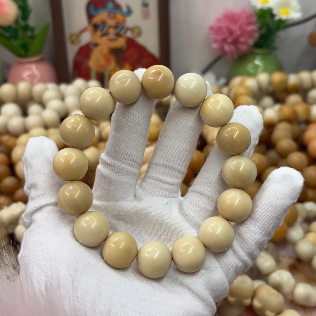 菩提根/象牙果吊坠16干磨瑕疵牙果圆珠009
