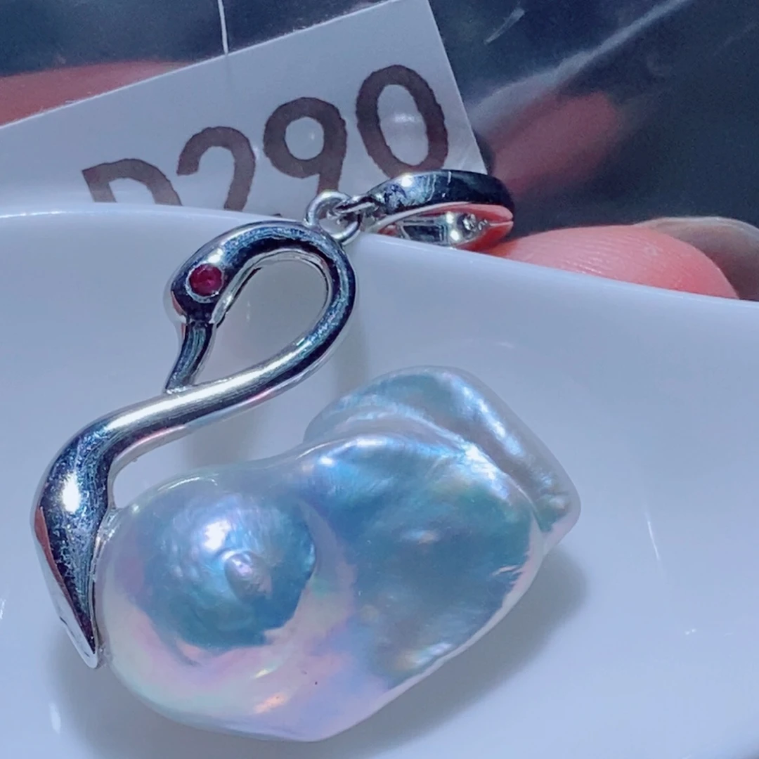 银S925镶嵌淡水珍珠其他