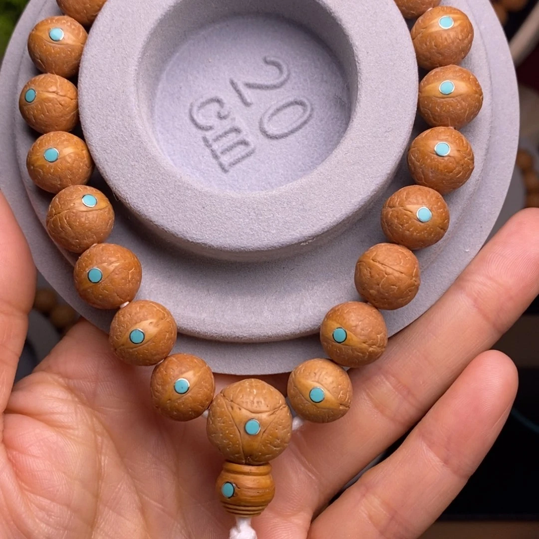 细***毛凤眼菩提手串12凤眼