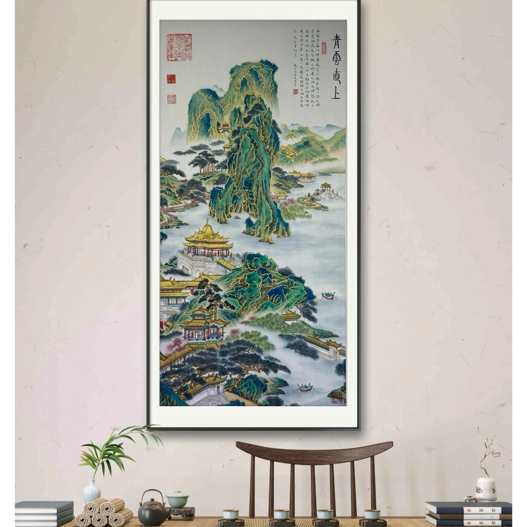 马老师作品《青云直上》