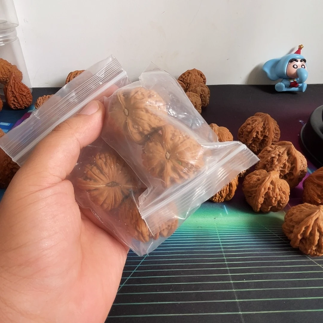 火***花吊坠文玩核桃白狮子  四座楼