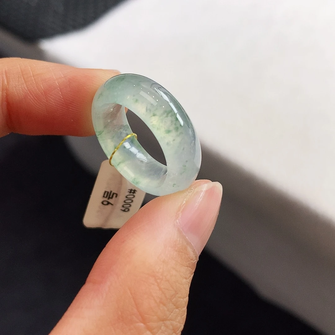 翡翠未镶嵌戒指9号