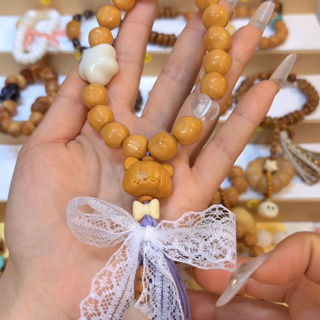 星月菩提手串全品猴头星星➕蝴蝶结