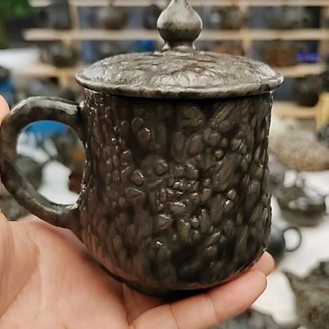 泊***然米粒玉黑金刚工作杯