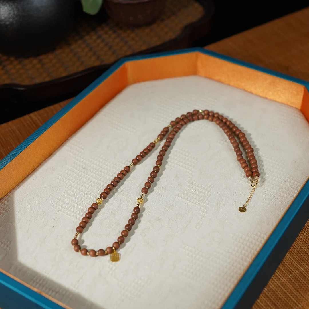 【雾晚】*毛衣链*18k金镶嵌