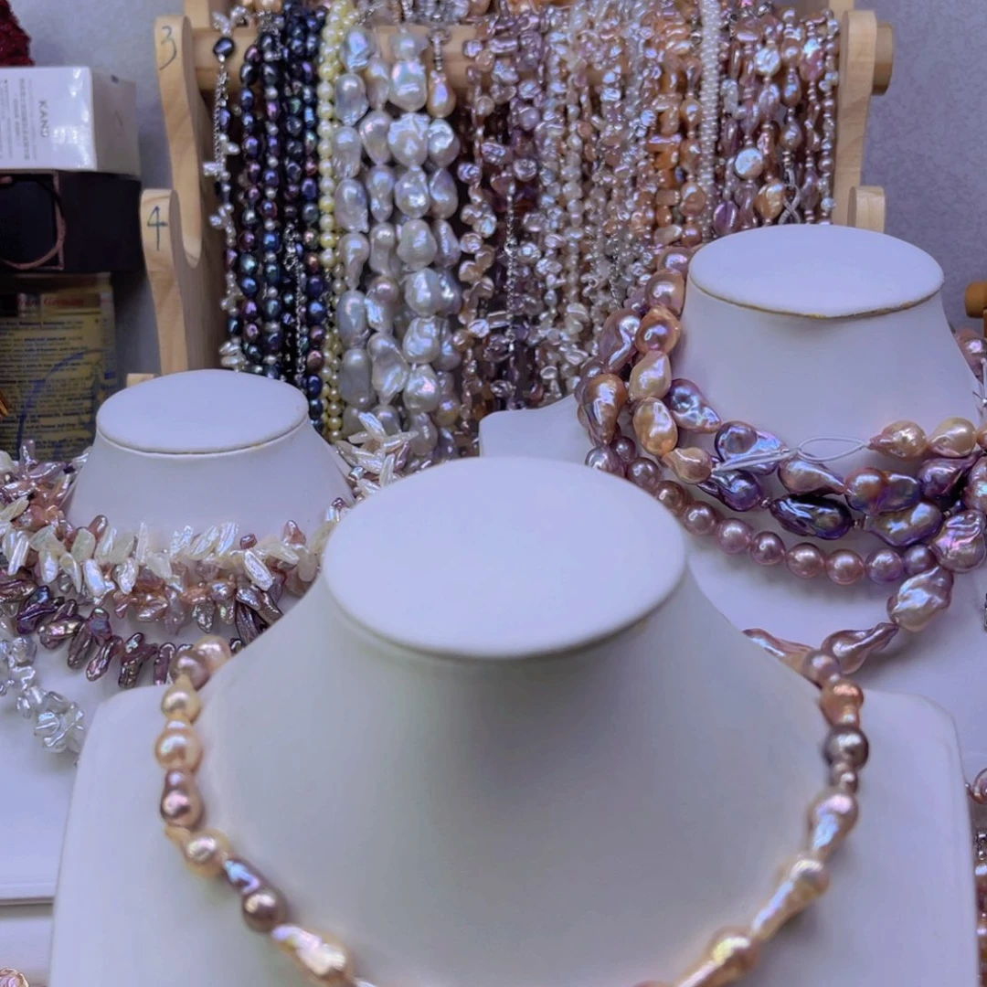 麦***夫淡水珍珠手绳合金