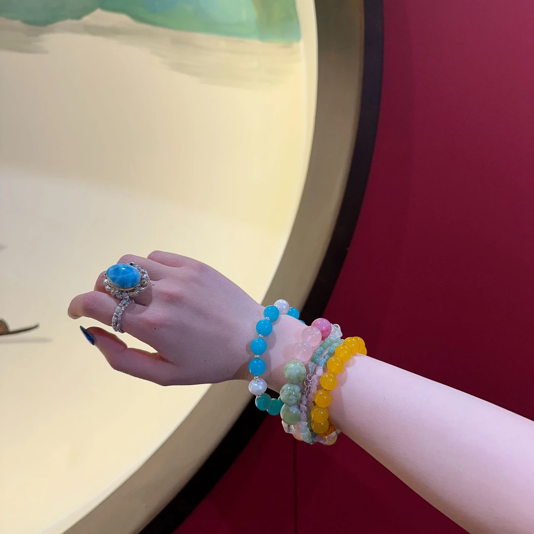 铜合金仿水晶手链 板家原创·【美人鱼手串】（多样性发其一）