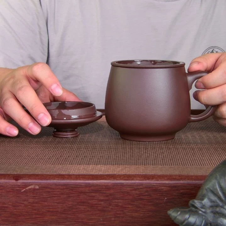 茶杯紫砂高货放漏