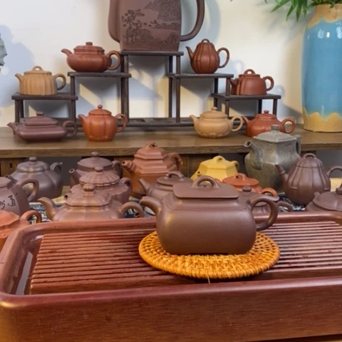 琉璃手工艺品紫砂壶