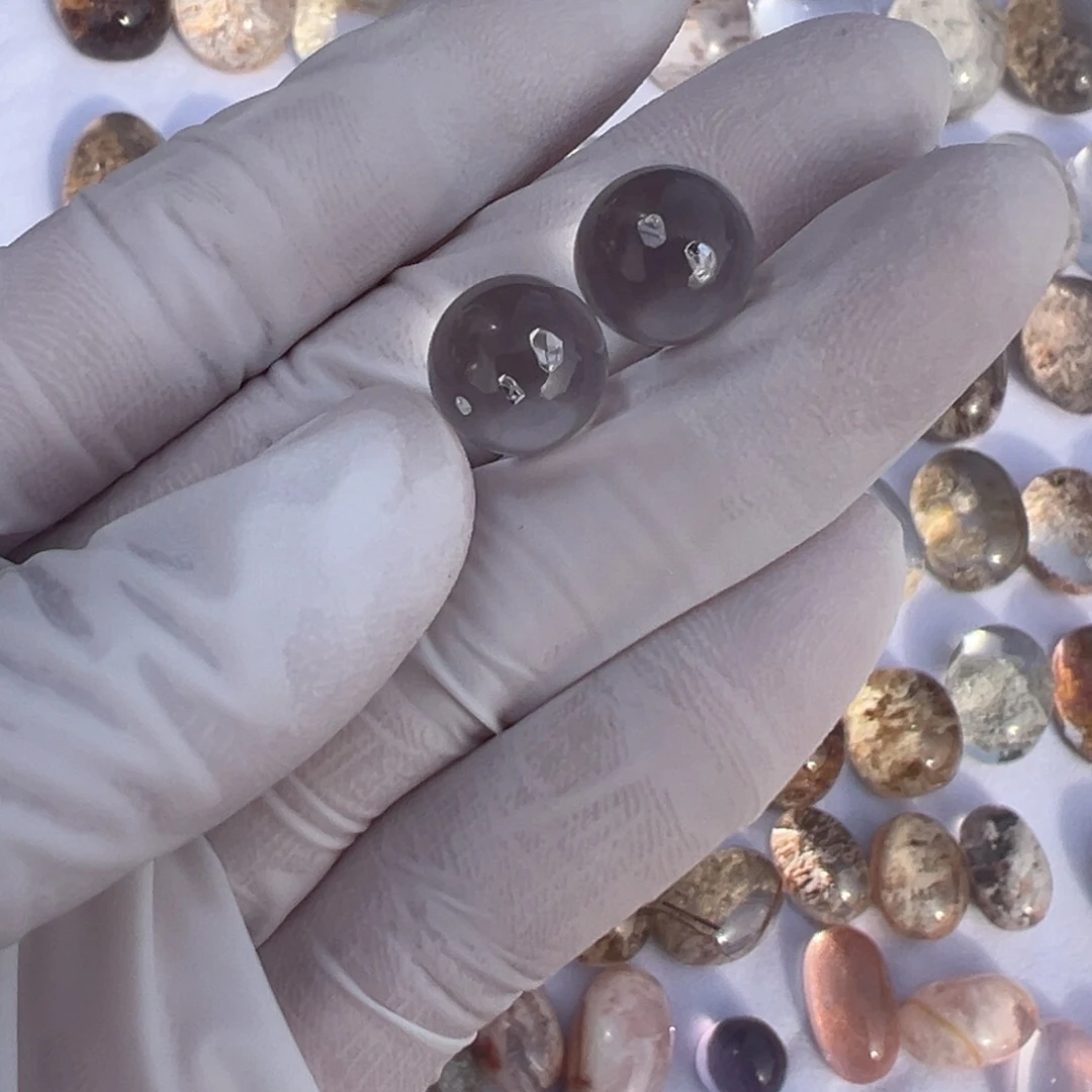 水晶晶中晶10.4mm定制不退换未镶嵌❤***μ