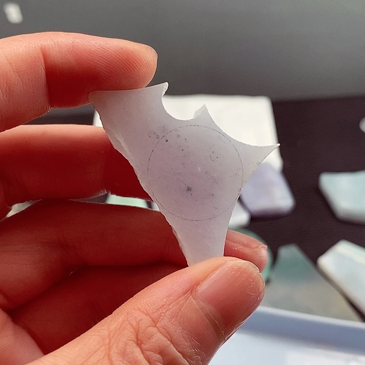 翡翠未镶嵌颈饰缅甸翡翠A货边角