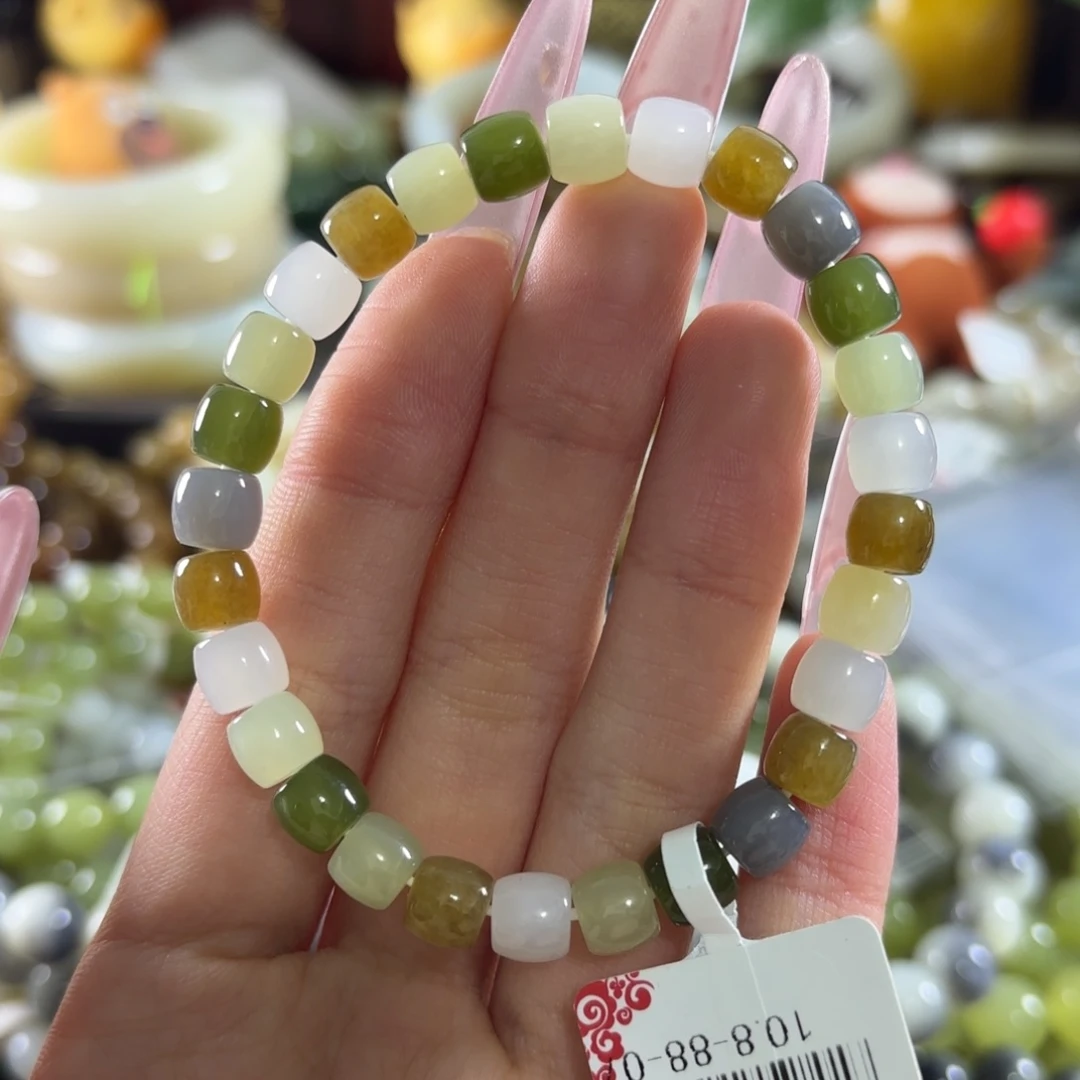 和田玉未镶嵌手链62