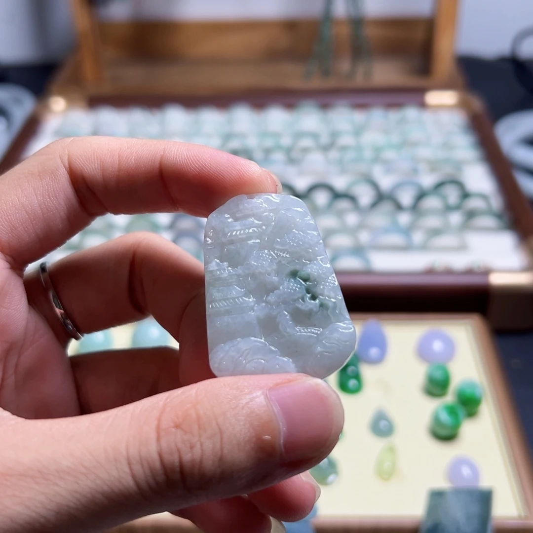 颈饰未镶嵌翡翠翡翠挂件