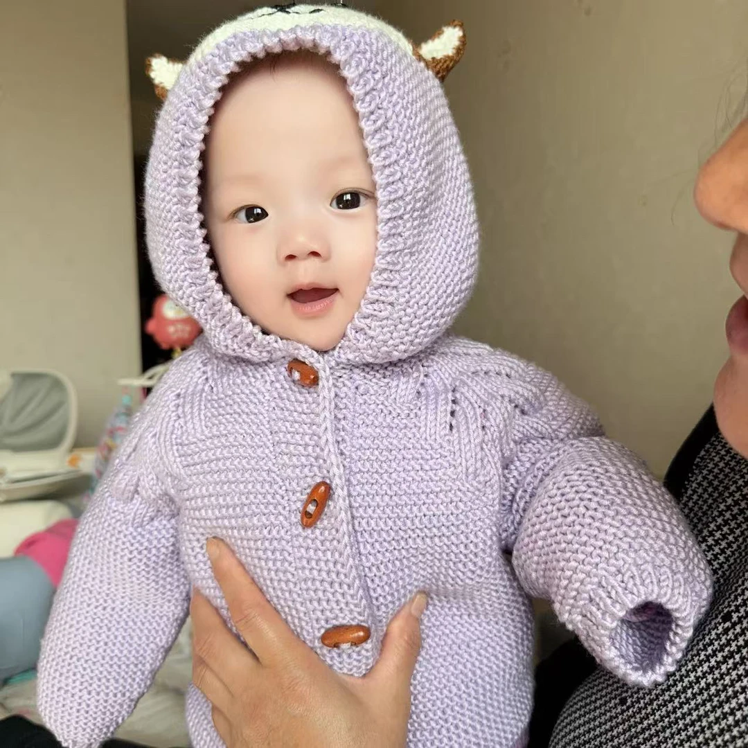 【秋冬】小狗狗（材料包）长袖毛衣钩织毛线针织手工柔软亲肤非成品