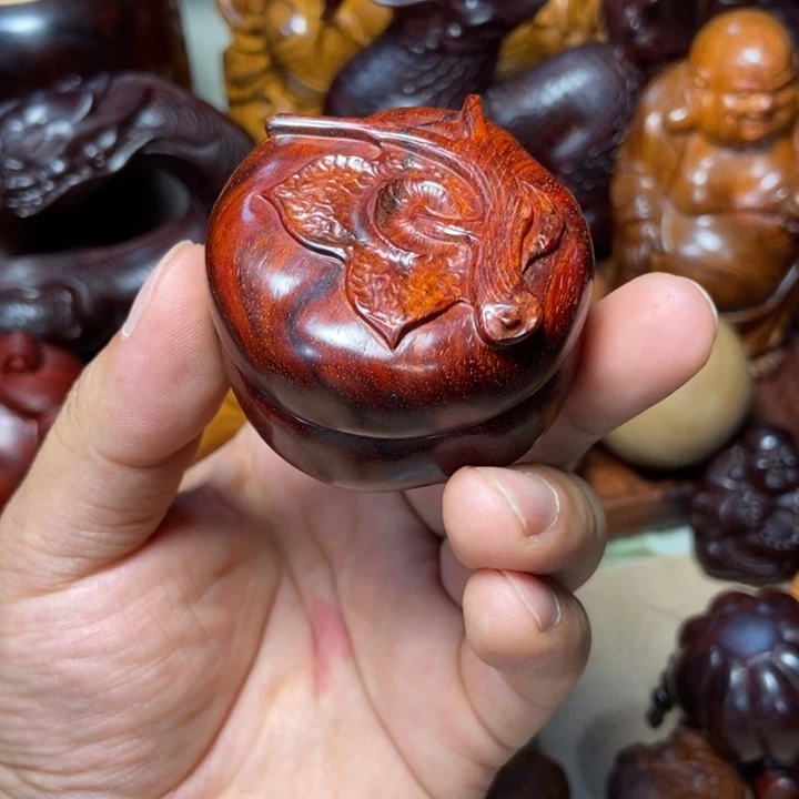 檀香紫檀（小叶紫檀）柿子盒