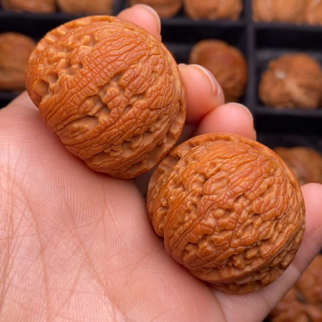 文玩核桃把件秦岭野生核桃