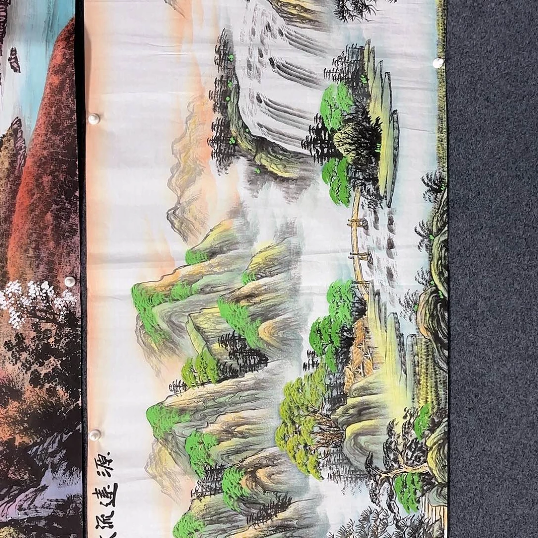 国画纯手工纯手工