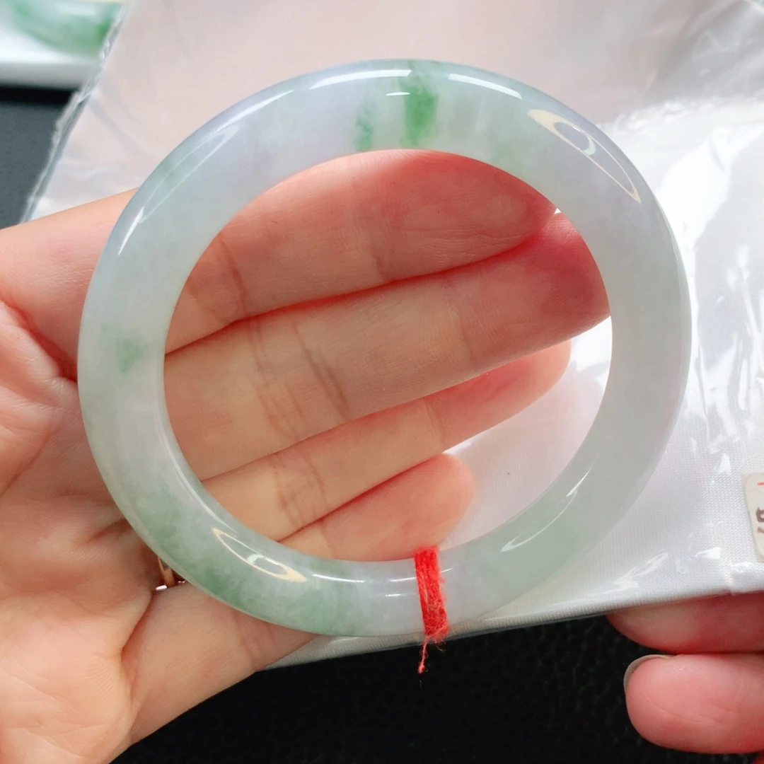 未镶嵌手镯翡翠55圆