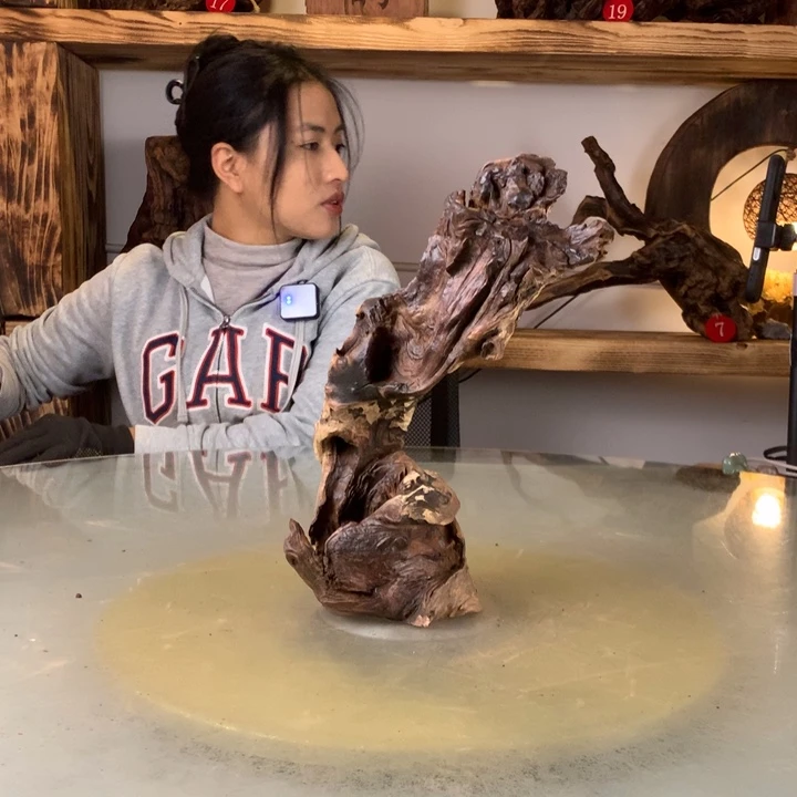 劉***鍹天然的云南紫柚木会黄水