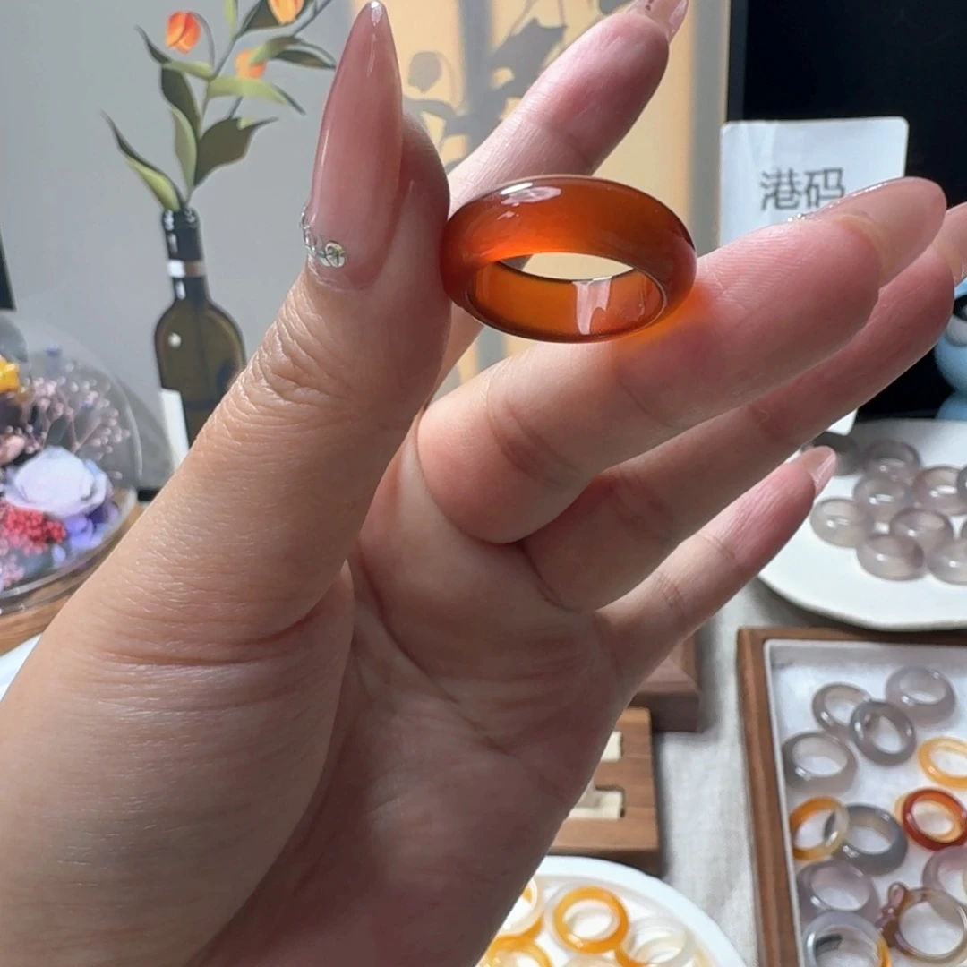 未镶嵌戒指玛瑙/玉髓573港15