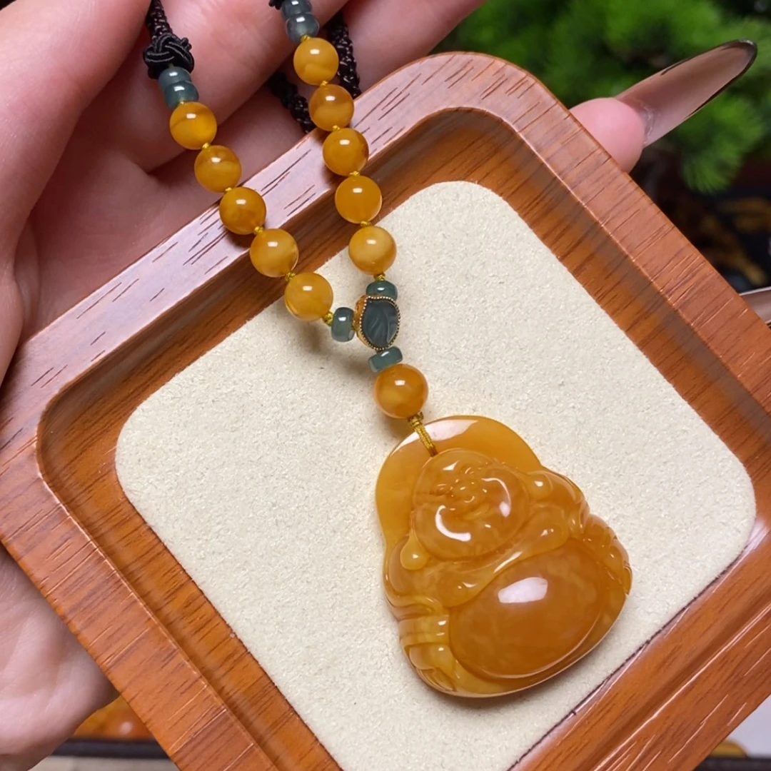 【闪购商品】蜜蜡颈饰未镶嵌项链