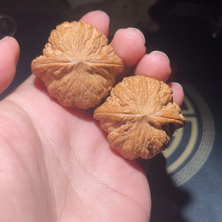 杨***装吊坠文玩核桃43尺寸山地磨盘