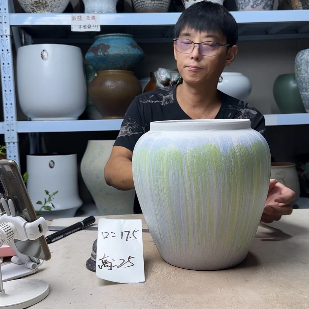紫砂花盆尺寸17@25