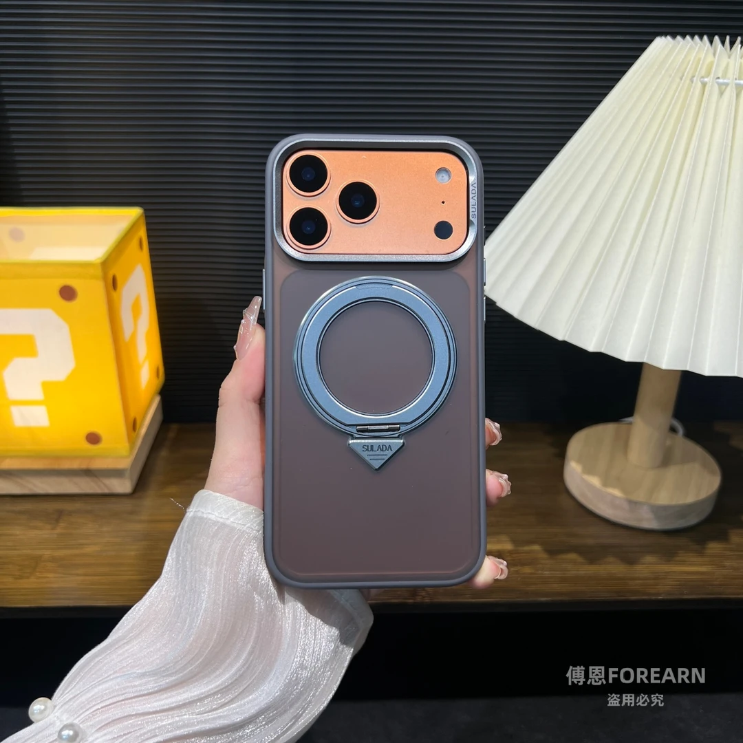 适用于苹果iPhone17ProMax手机壳17pro保护套支架磁吸17超薄后壳