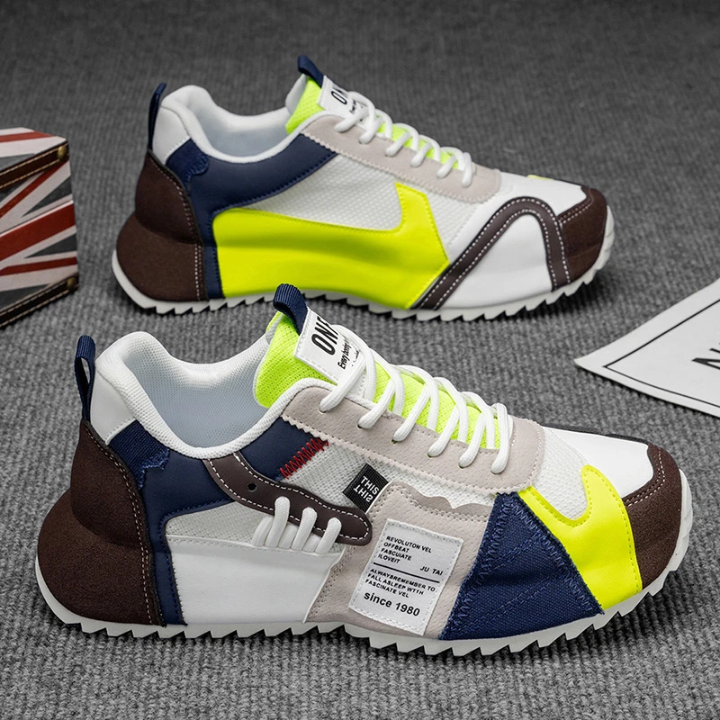 男鞋2025新款夏季潮流百搭增高休闲运动鞋男士跑步厚底耐磨老爹鞋