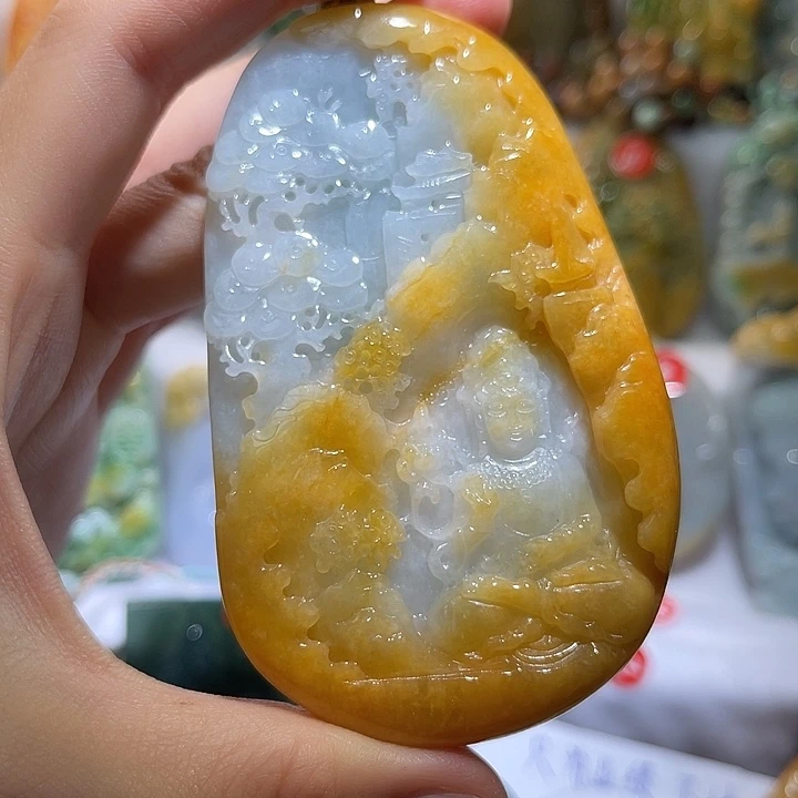 吊坠(不含链)未镶嵌翡翠