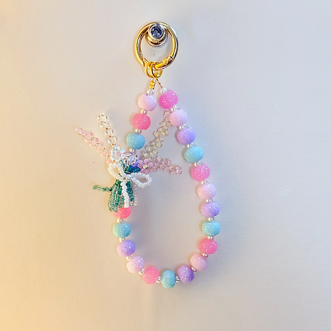 129花束砂糖手机链