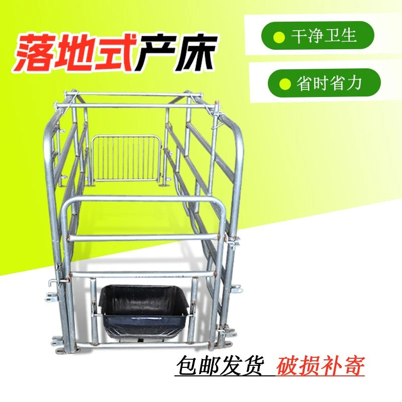 简易落地式母猪产床产保两用养殖设备热镀锌母猪用保育分娩床