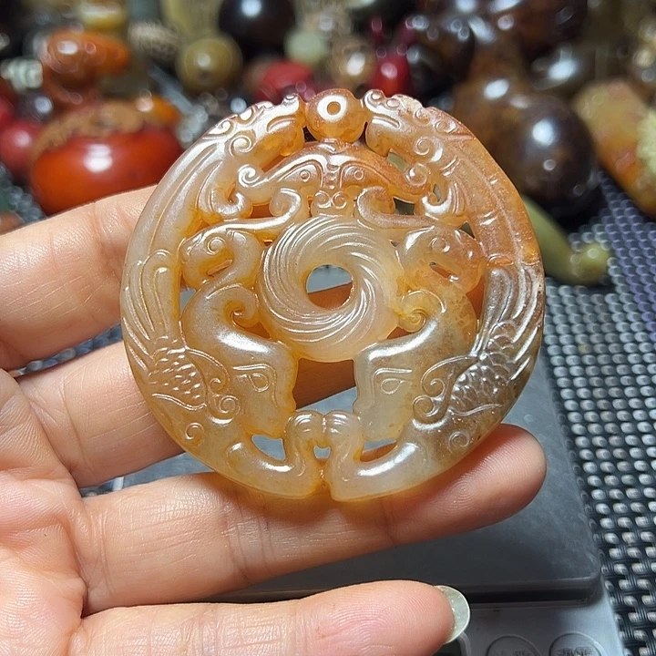 岫岩老玉（透闪石质玉）未镶嵌挂件