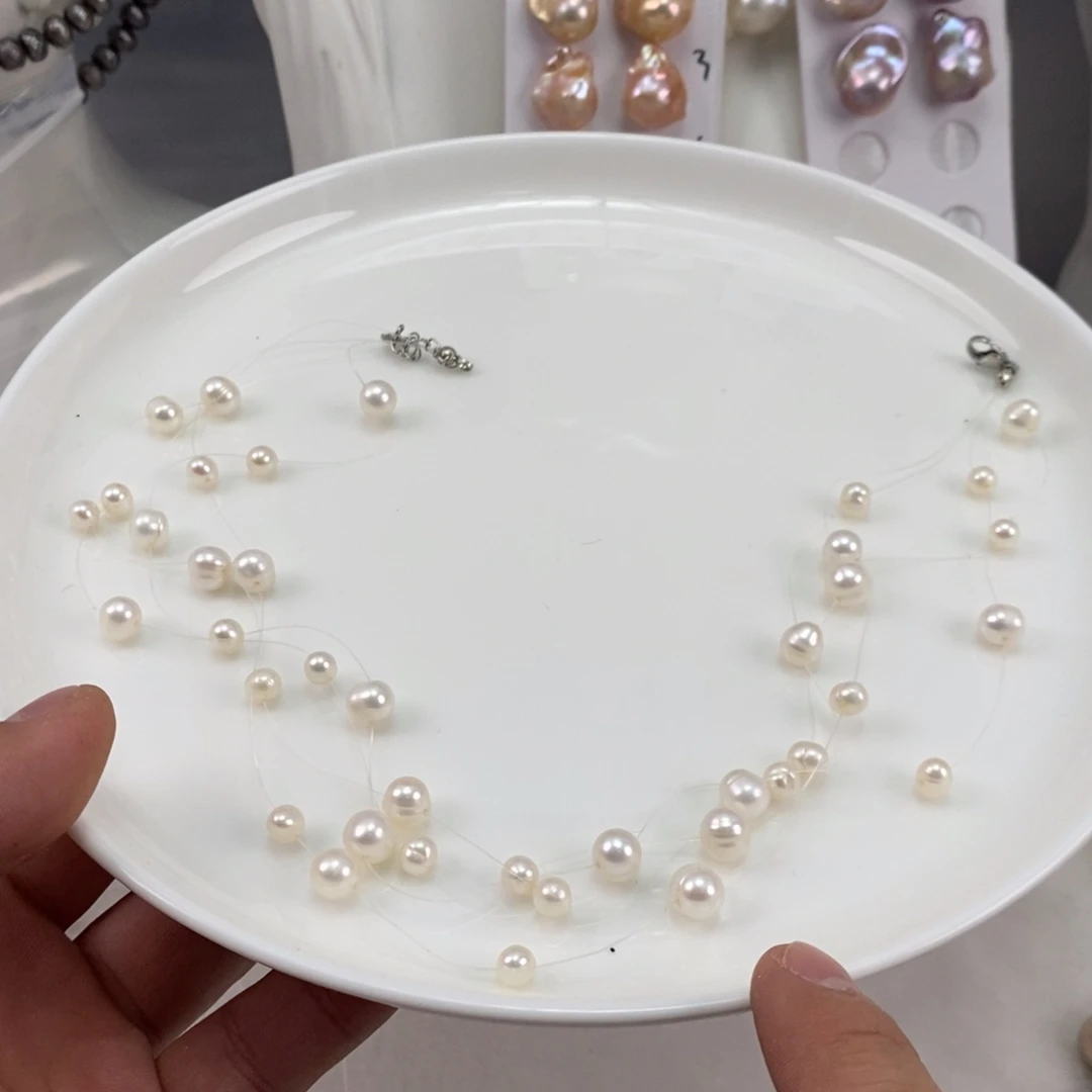 淡水珍珠颈饰未镶嵌