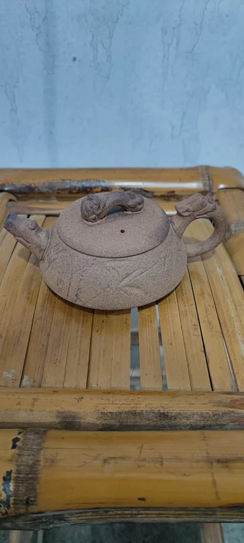 【瑕壶 不退不换】龙尊石瓢壶140ml【定制款】【不支持七天无理由】茶壶