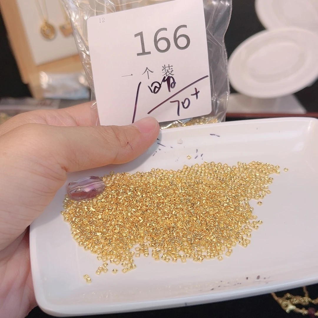 紫晶珠宝半成品银S925镀金镶嵌166