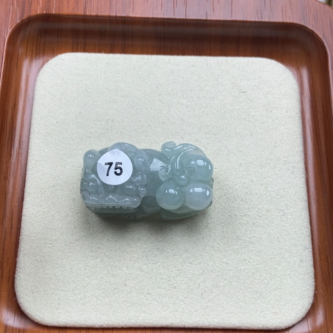 吊坠(赠链)未镶嵌翡翠霸王貔貅手链