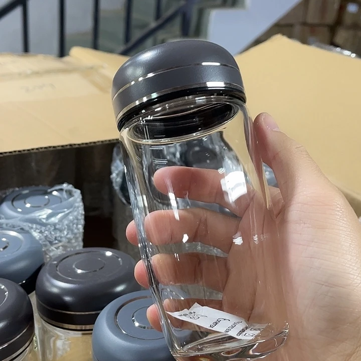 茶隔款玻璃摩妃鹅蛋杯400毫升