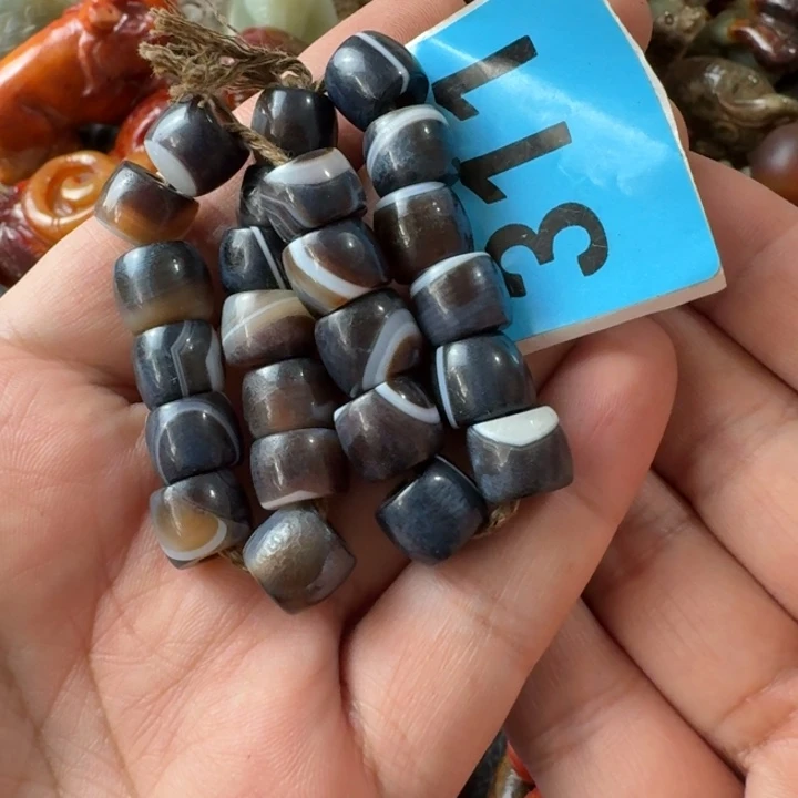 玛瑙/玉髓颈饰合金