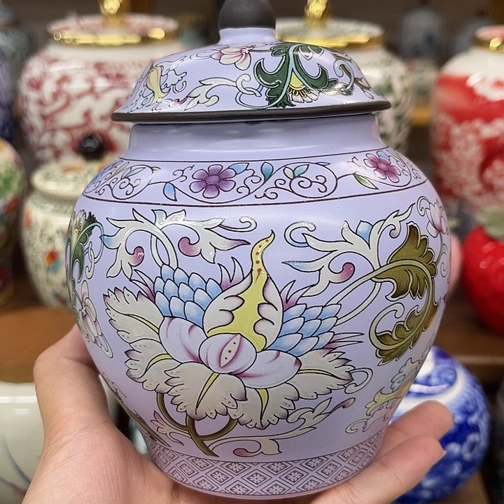 高端陶瓷茶叶密封罐