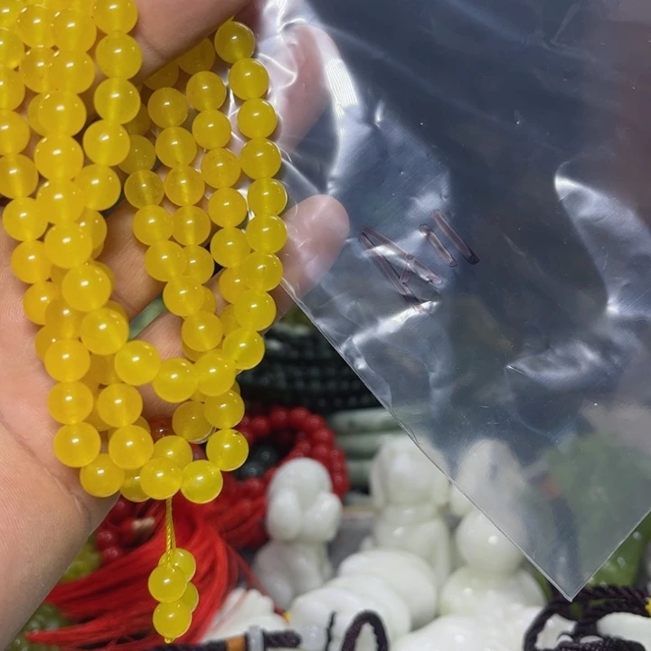 蛇纹石玉手把件未镶嵌樂*