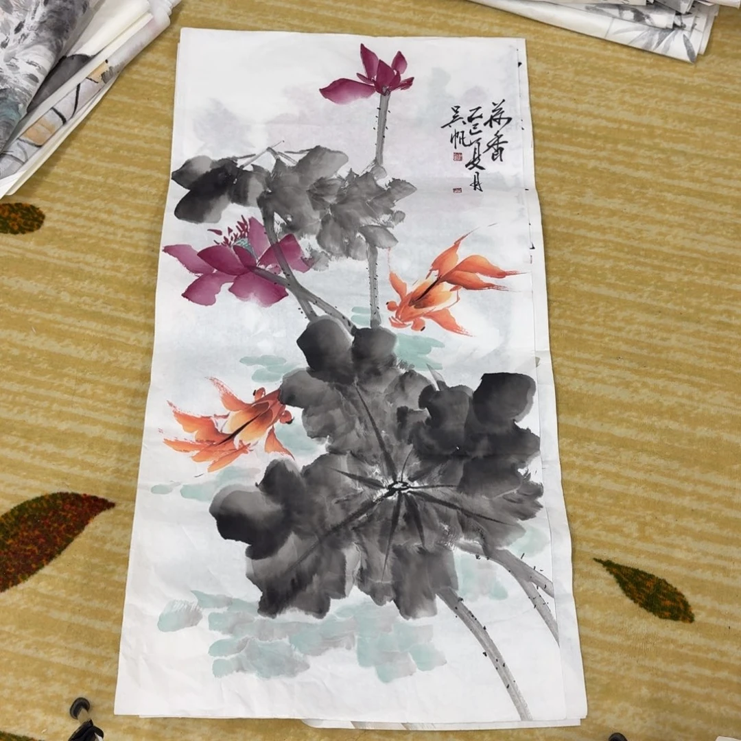 书法三尺作品花鸟1111